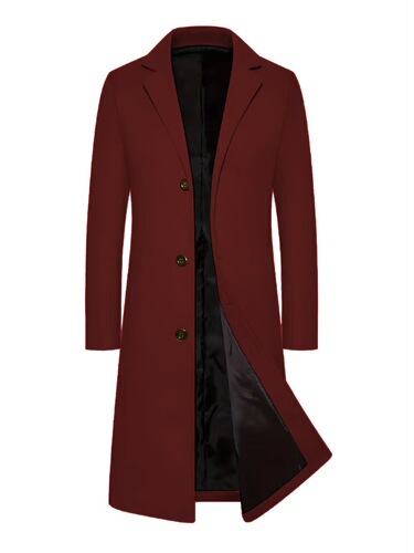 Trend windbreaker European and American style elegant spring and autumn lengthening fashionable coat slim outer long cotton windbreaker