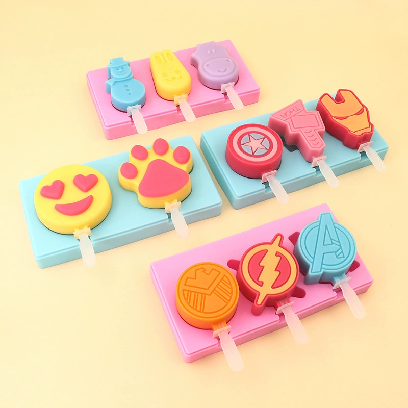 Fruit children's cartoon silicone mold, handmade, ice cream