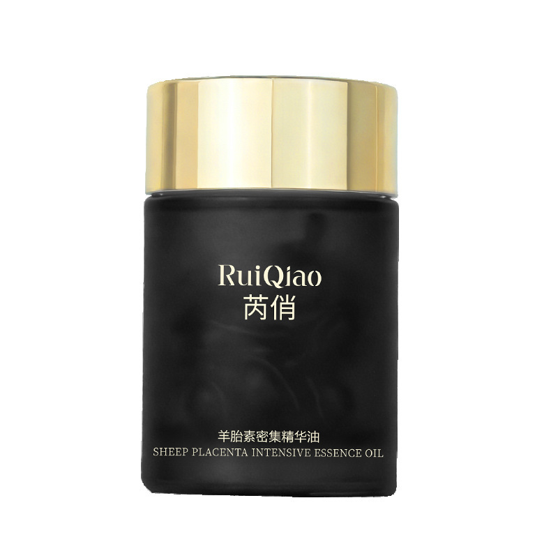 Aceite Facial de Esencia de Placenta con Glicerol Hidratante, Iluminadora para Rostro
