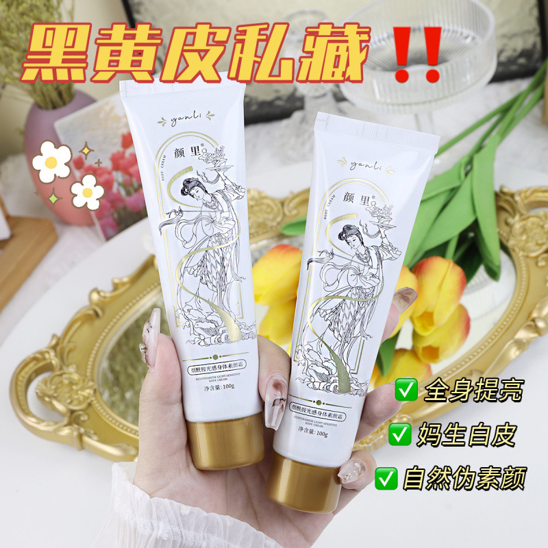 Moisturizing makeup cream contains niacin full body