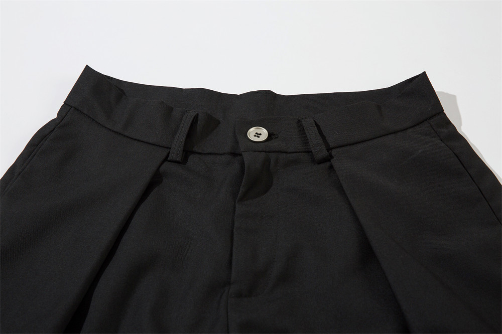 Men's Clothing Casual Suit Set Trendy High Street Single Breasted Two Button Suit Jacket Loose Pleated Wide Leg Suit Pants_voghion.com