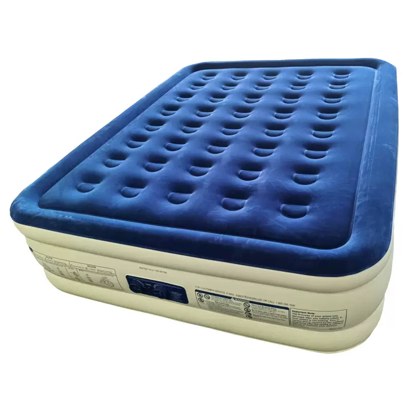 加用充气床垫内置气泵充气三层高床户外折叠便携植绒气垫床