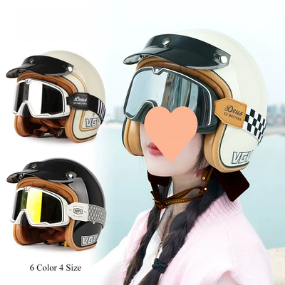 Auto Parts and Accessories, Motuoche Helmet Scooter Half