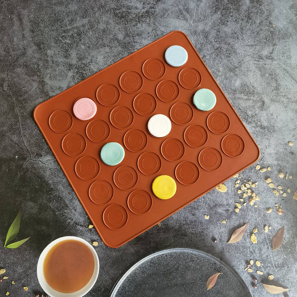 小马卡龙轻506巧克力饼干模蛋糕模具雪糕糖果硅胶模具