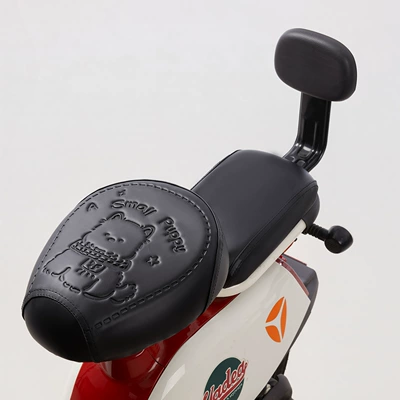 Simple Style Electric Vehicle Seat: Electric car cushion - blackfront-and-rear-backrest-cover