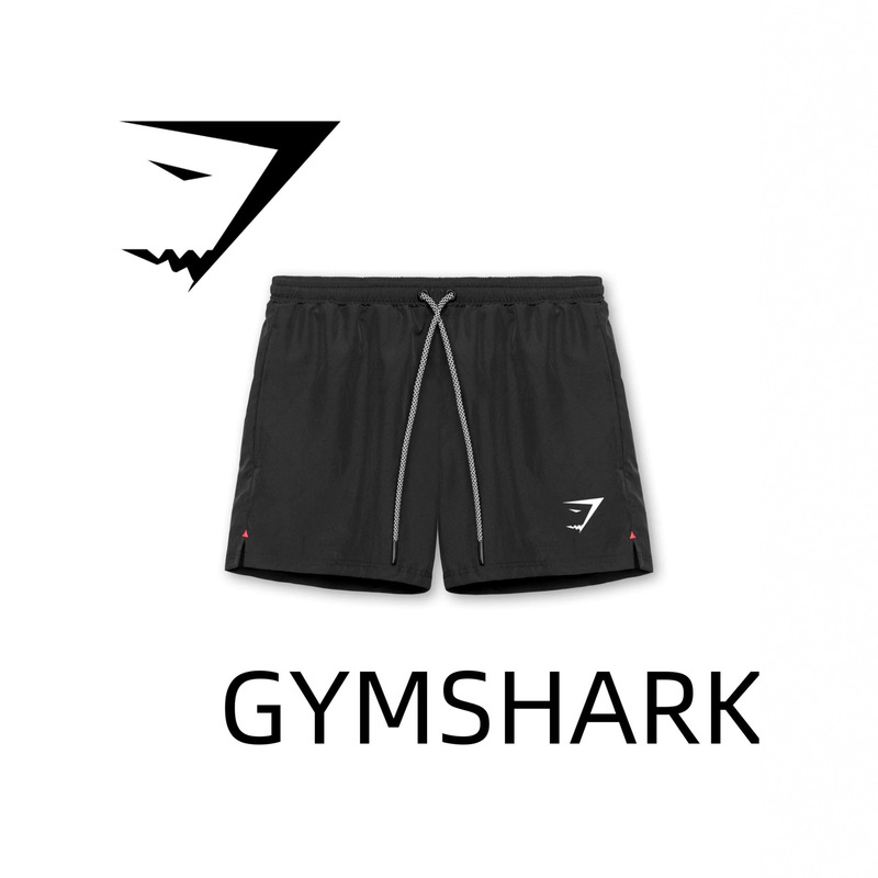 Gymshark Cross-Border New Fitness Shorts Men's Summer Running and Cycling Training Three-Point Shorts Muscle Shark