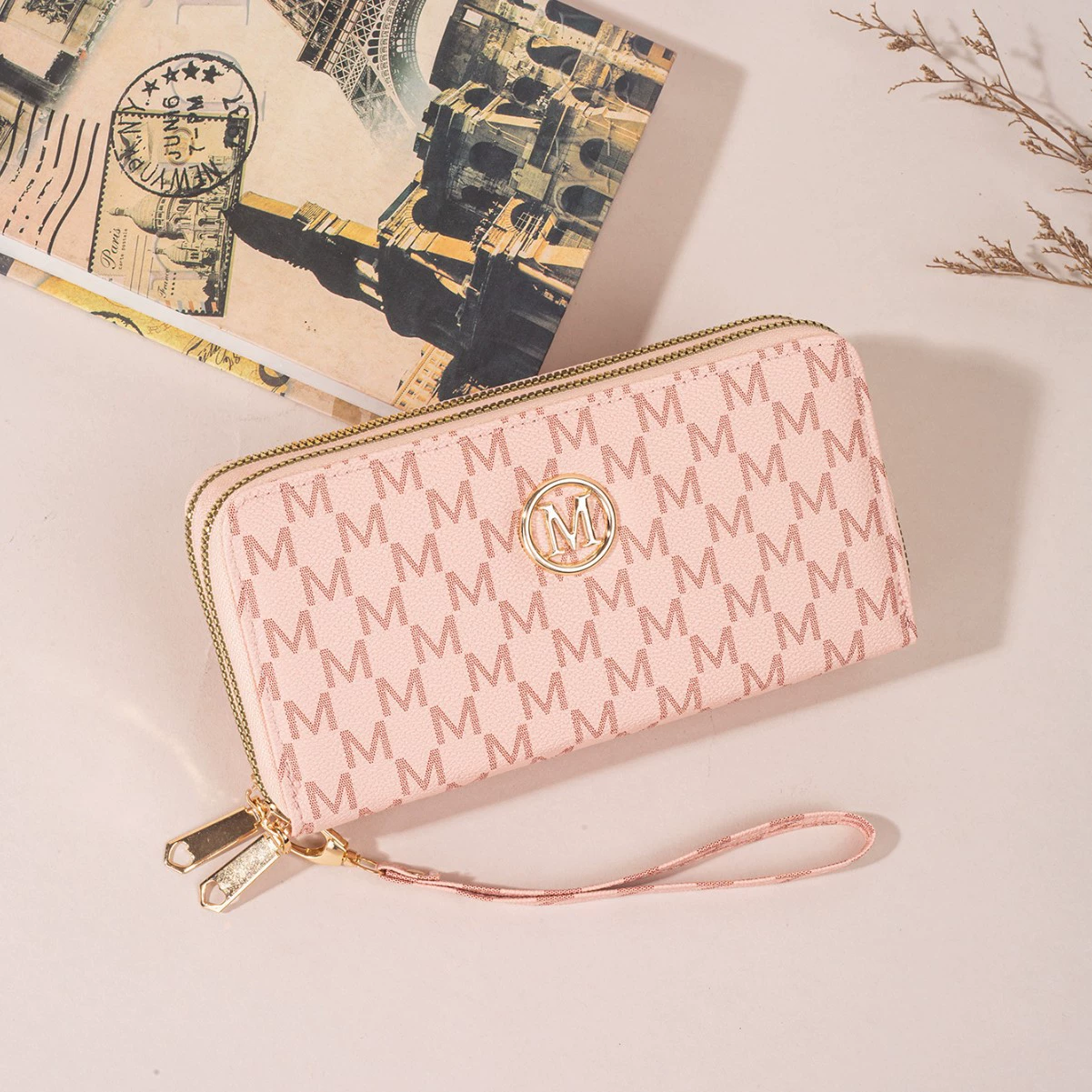 Long fashionable handheld wallet, (Cross-border trading)