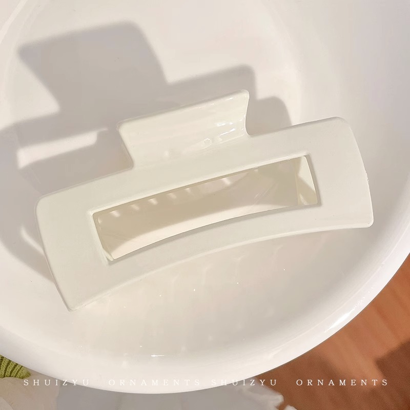 Accesorios para el cabello con horquilla de tiburón, horquilla de sentido avanzado, parte posterior de la cabeza femenina, clip para el cabello simple, tocado, pinza para el cabello, horquilla grande