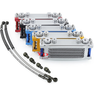 Off-Road Motorcycle Monkey Bike Oil Cooler Monkey Car Curved Beam Machine 50-140Cc Aluminum Radiator