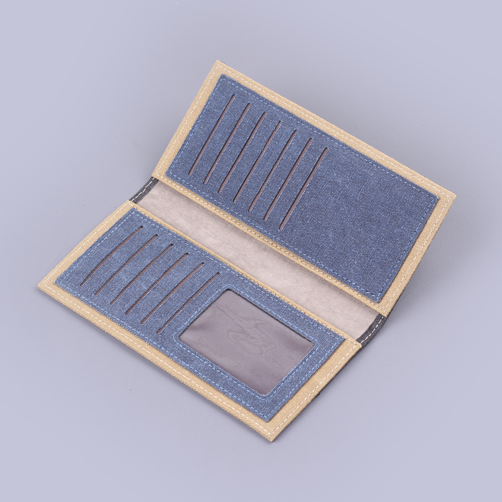Bolso de lona para hombres, bolso de tarjetas para hombres, bolso de chaqueta de hombre, bolso de tela suave, bolso de trajes para hombres, bolso de 12 tarjetas.