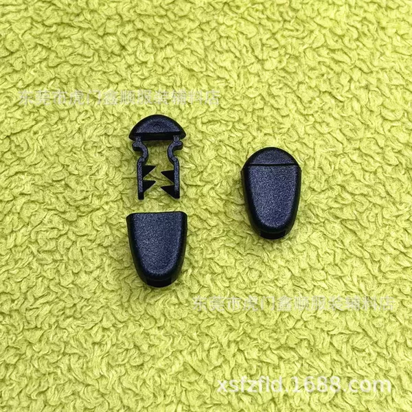 Manufacturer's In-Stock Plastic Toothed Tail Clips, Plastic Bell Clips, Bell Clips with Covers, Rope End Safety Clips, Garment Accessories