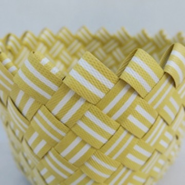 工厂供应编织筐篮筐专用彩色PP打包带 现货PP打包编织带可定 制