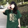女式印花圆领夏季t恤
