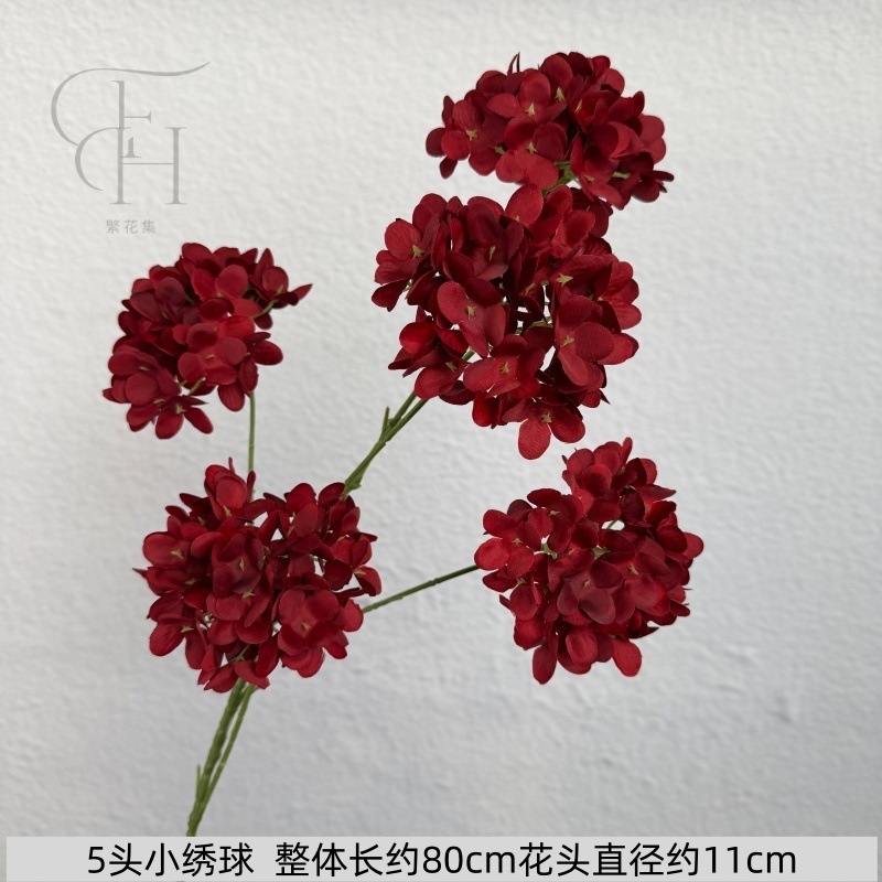 Hortensia pequeña de 5 cabezas