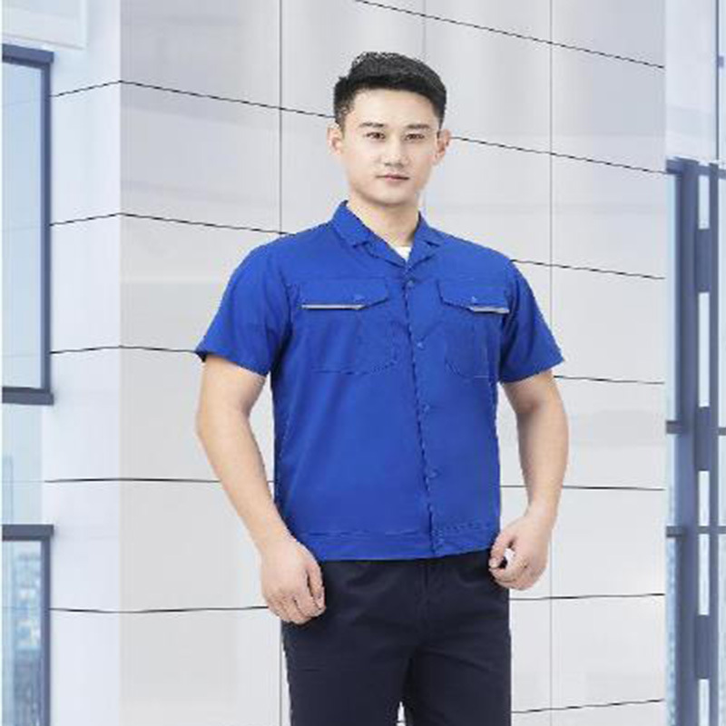 coverall suit summer Long sleeve Thin section Short sleeved wear-resisting workshop Factory clothing Automobile Service electromechanical Labor uniforms work clothes
