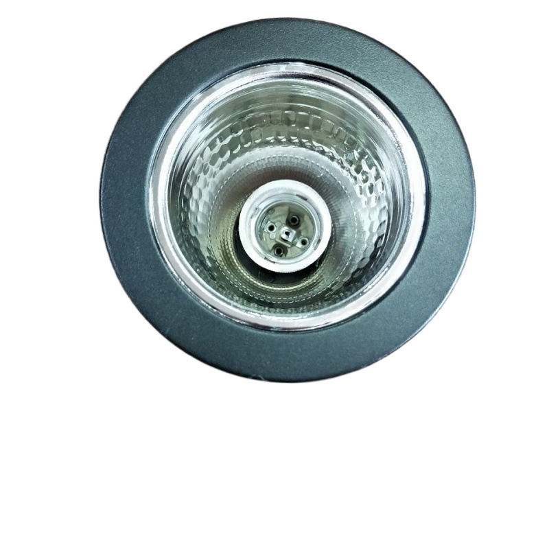 (2개) 어퍼 홀 구식 임베디드 다운 라이트 오프닝 전통적인 램프 튜브 다운 라이트 사이즈 핑거 천장 E27 다운 라이트