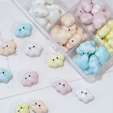景德镇陶瓷串珠散珠卡通云朵小清新手工DIY饰品手串项链配件批发