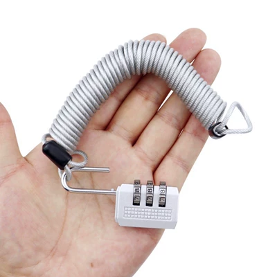 Helmet lock, luggage luggage stroller anti-theft steel