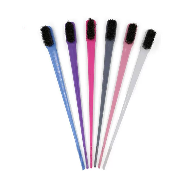 Manufacturer's Ready-Made Double-Ended Eyebrow Brush, Eyelash Brush, Hair Wax, Broken Hair Modification, Brushing Teeth, Beauty Tools, Cross-Border New Style
