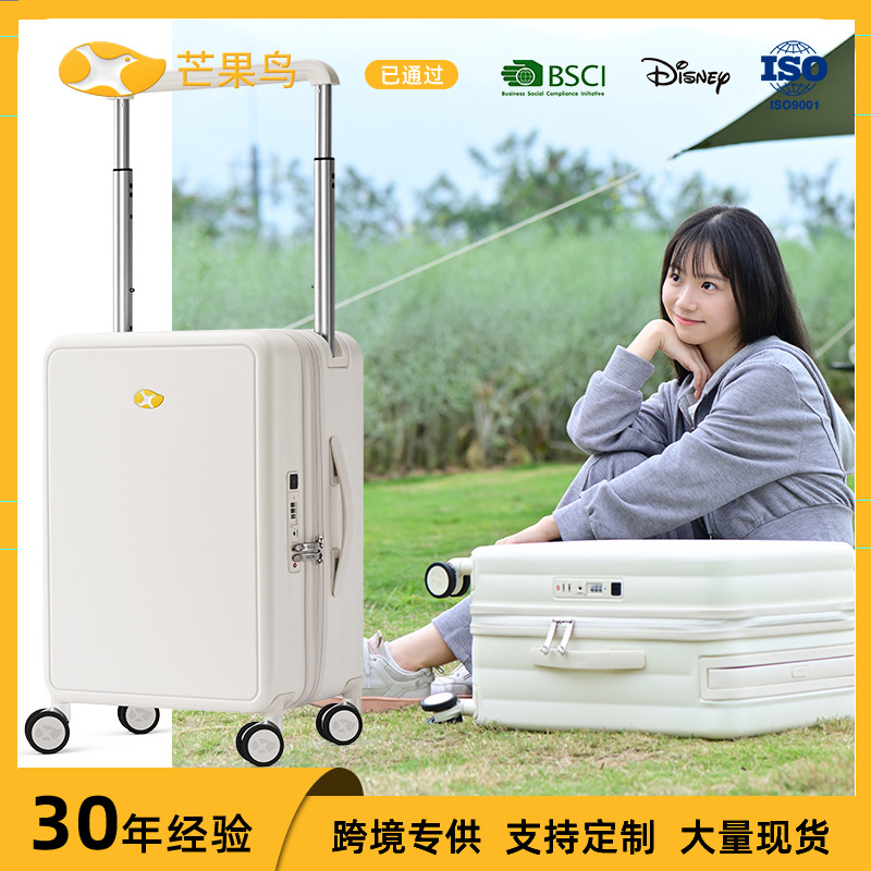 Vali nhựa PC cabin 20 inch mở nắp trước, thanh kéo rộng ở giữa, dung tích lớn — 53L thanh kéo rộng mở phía trước hành lý đóng gói năng lượng khổng lồ SF màu tím miễn phí vận chuyển