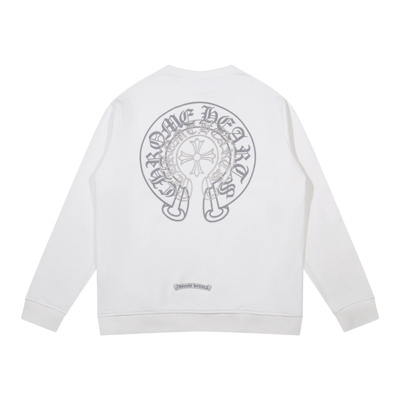 クロスボーダーのトレンディなブランド Chrome Heart 長袖 T シャツ ピュアコットン メンズ レディース ルーズスポット卸売|undefined