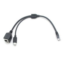 �S�Ҷ���RJ12�DSRһ�϶�TYPE-C+RJĸ�^�W��