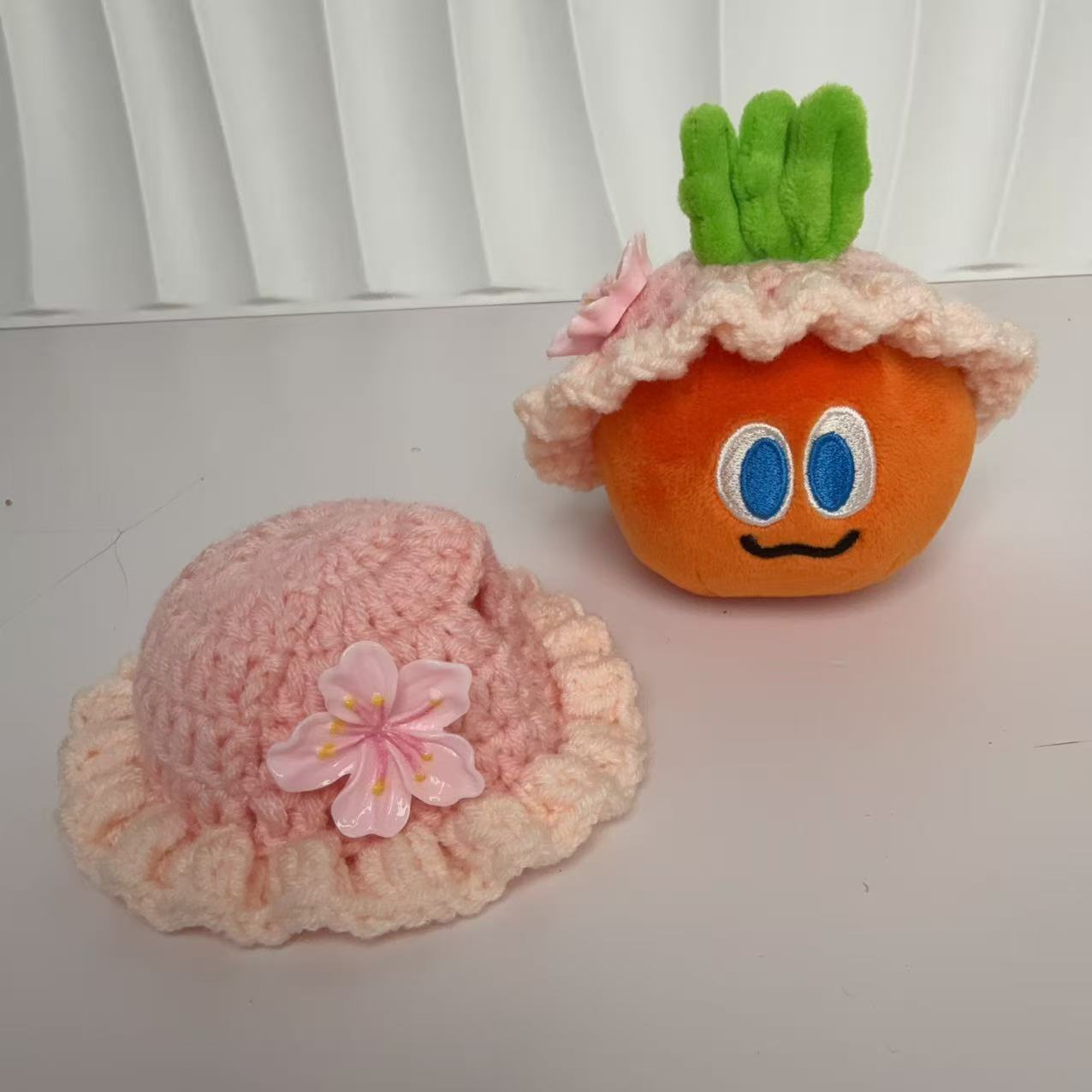 Large bubu cherry blossom hat (only baby clothes are suitable for 199 large bubu)