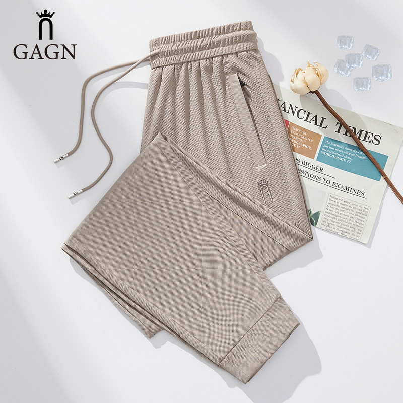 Gagn Dropshipping 2026 Quick-Dry Pants Ice Silk Sports Pants Summer Casual Pants for Women Mesh Breathable Petite Size Gagn Dropshipping 2026 Quick-Dry Pants Ice Silk Sports Pants Summer Casual Pants for Women Mesh Breathable Petite Size