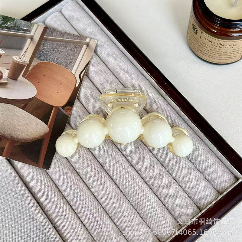 Gran clip de tiburón para el cabello, agarre fuerte, estilo simple y elegante, accesorio trasero para mujeres, proveedor directo de Yiwu