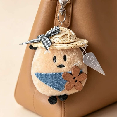 Pluş açarlıqlar, plush toy refrigerator magnet potato - miaojiang-small-potato-pendant-10