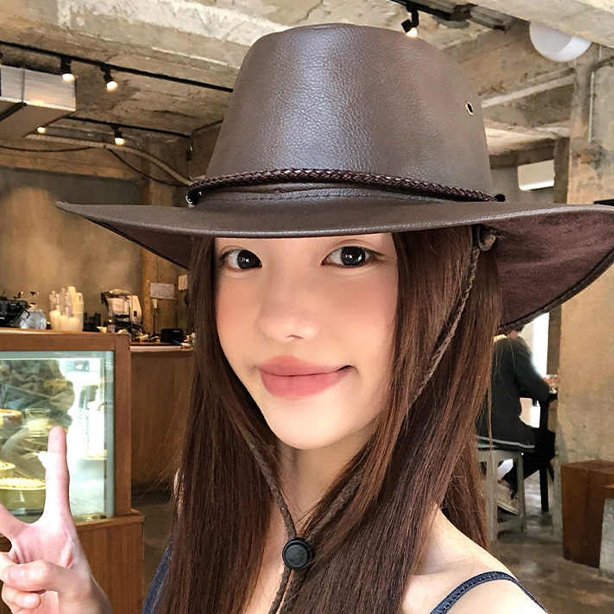 Western Cowboy Hat American Retro Men's and Women's Spring and Summer Large Brim Outdoor Travel Horseback Riding Mountaineering Sun Protection Sun Hat