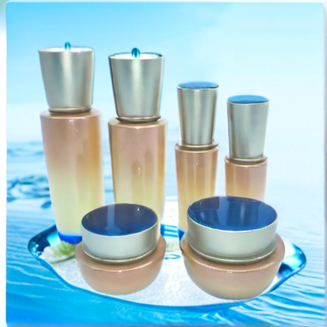 厂家供应现货 高档化妆品包装 玻璃瓶包材 护肤品套装瓶 玻璃瓶