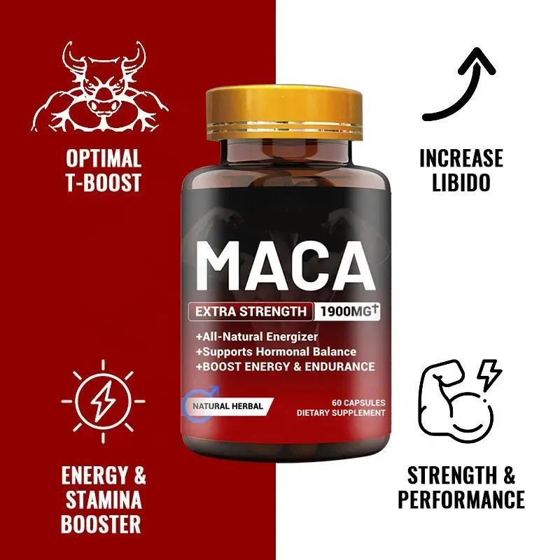 Cross-Border Hot-Selling Tk Health Products Energy Maca Capsules Macacapsules Source Manufacturer O Em
