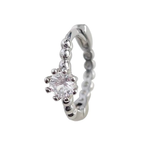 Elegant and Minimalist Copper-Inlaid Zirconia Hoop Earrings with a Luxurious and High-End, Niche Design, Instagram Style Women's Earrings