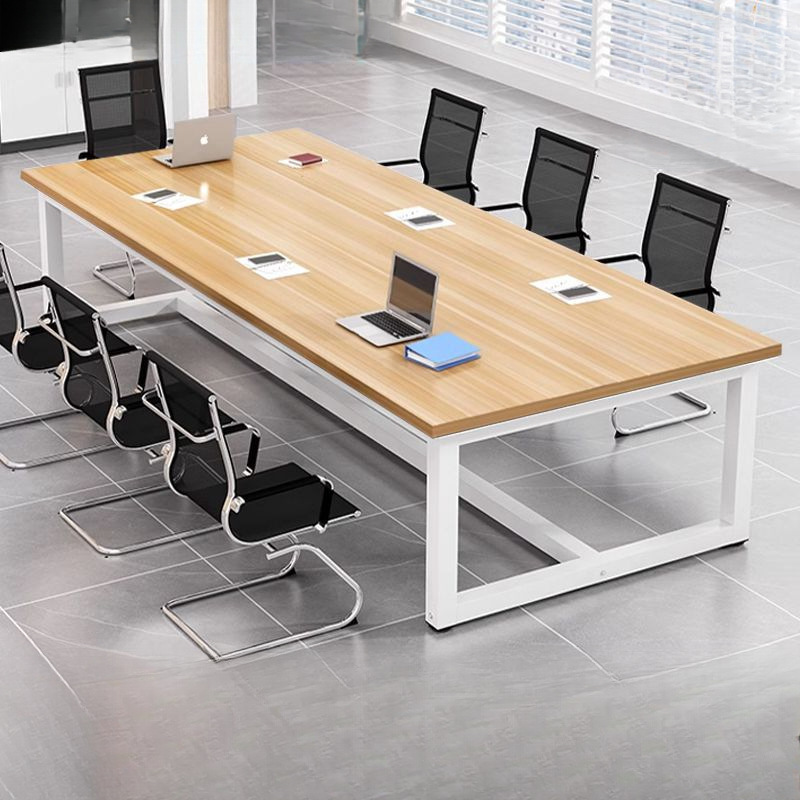 Conference Table Long Table Simple Modern Office Desk and Chair Combination Small Conference Room Negotiation Table Long Table Workbench Conference Table Long Table Simple Modern Office Desk and Chair Combination Small Conference Room Negotiation Table Long Table Workbench