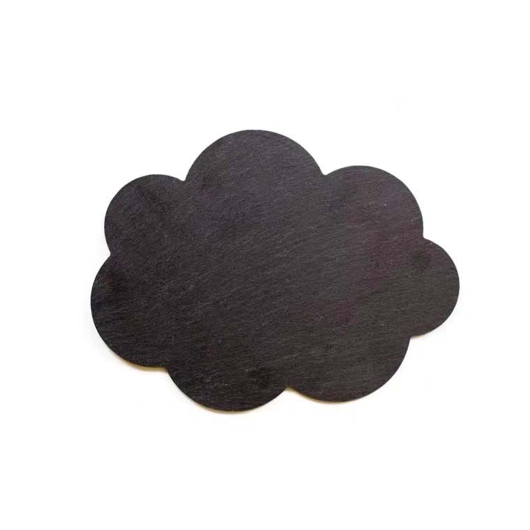 De estilo occidental nube natural pizarra plato restaurante occidental de piedra placemat sushi placemat fruta postre filete plato plano