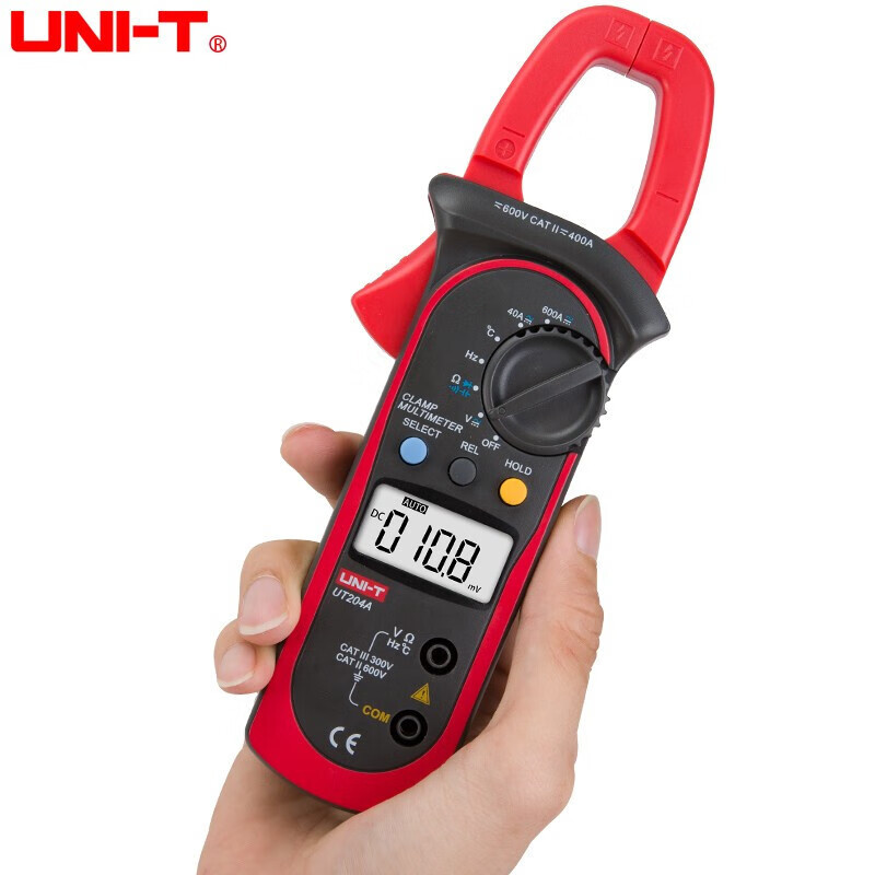 UID UNI-T UT204A reloj de pinza digital galvanómetro de pinza digital pluma de correa