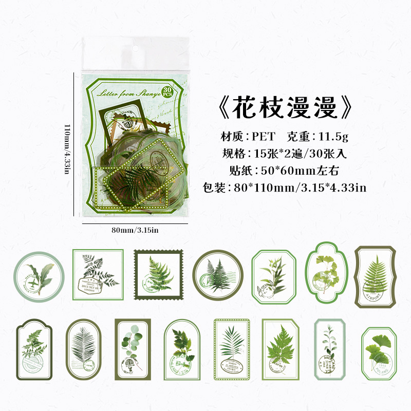 5 ramas de flores largas