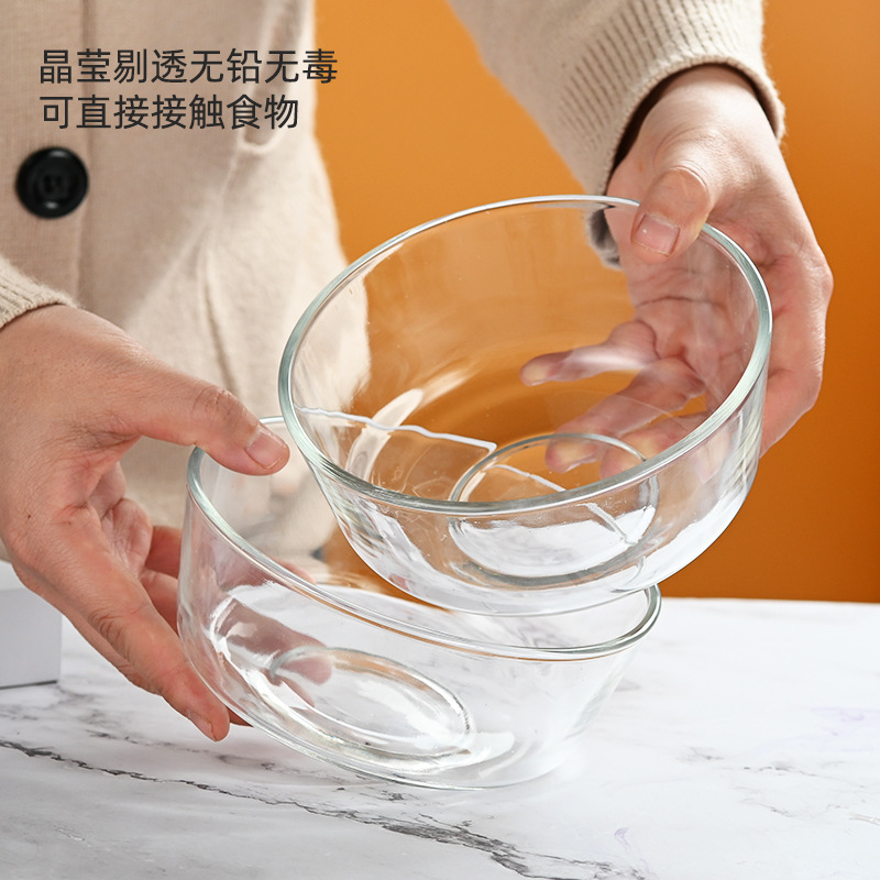 Presión negativa fresco-mantenimiento cuenco tazón de vidrio refrigerador sellado tazón de regalo tazón conjunto caja de regalo apertura actividad regalo al por mayor