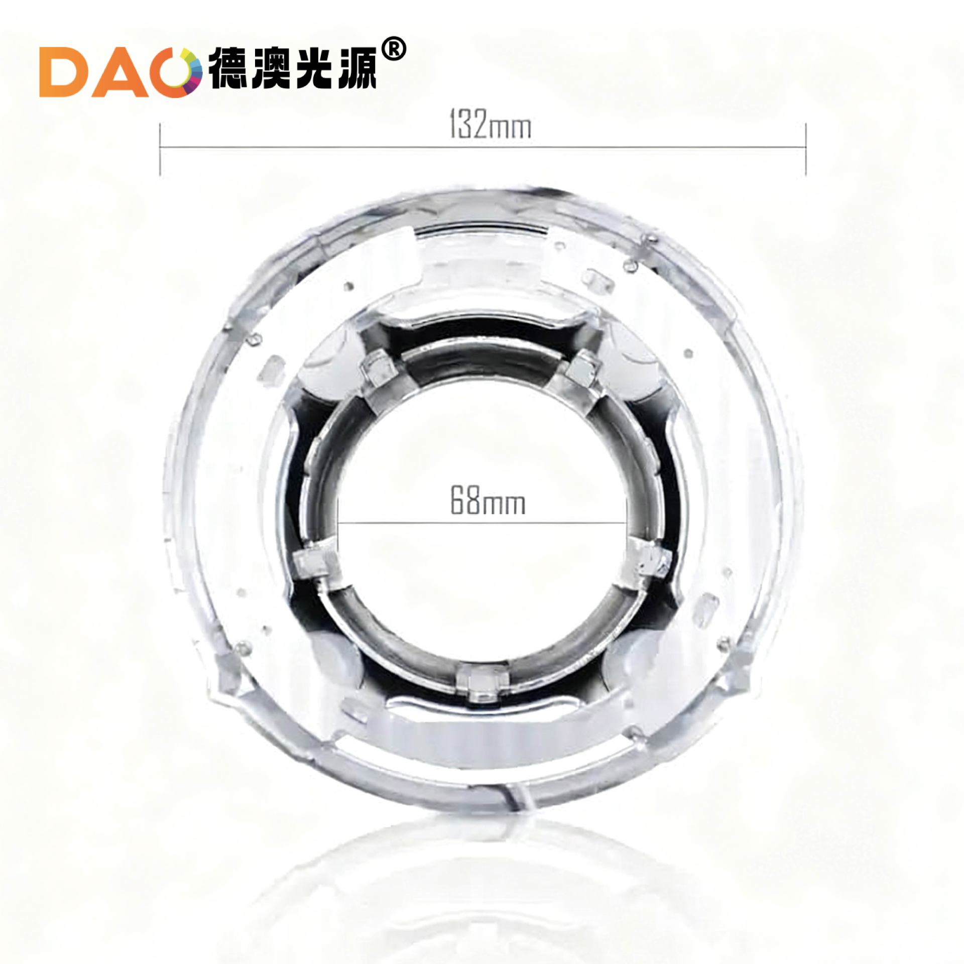 Palmela 3 pulgadas LED de doble luz lente especial cubierta decorativa Ángel ojo Diablo ojo diurno luz lagrimal ojo