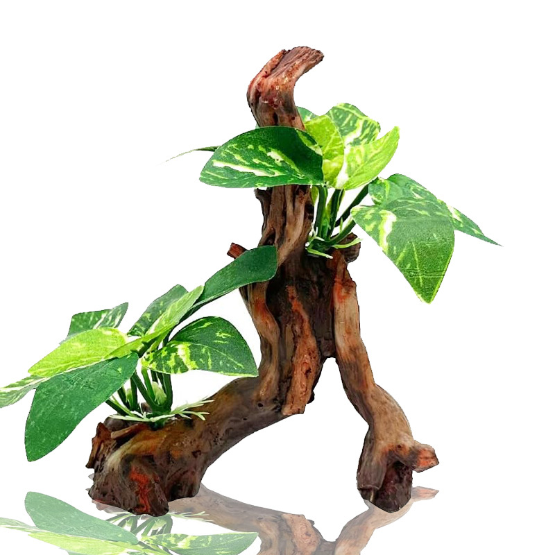 Las mascotas trepadoras evitan la casa, el paisajismo de la pecera, la simulación de la madera hundida, las artesanías de resina, las raíces de los árboles artificiales, el árbol Moss, las raíces de los acuarios