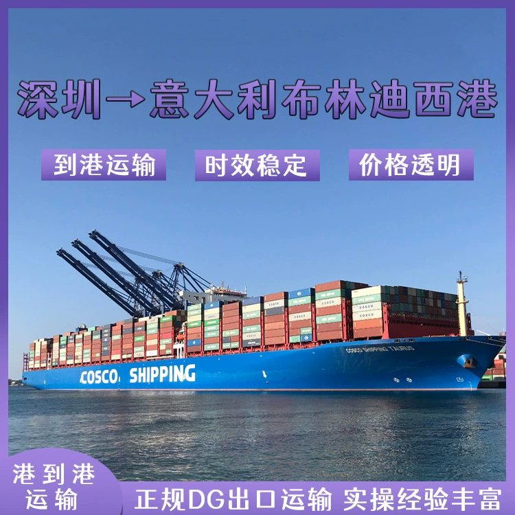 Зарядные литиевые батареи Baobao Шэньчжэнь FCL/LCL Морской CIF в порт Бриндизи, Италия