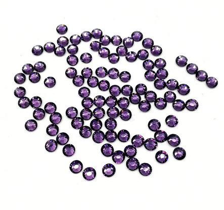 Color redondo taladro de fondo plano accesorios de ropa taladro de uñas accesorios taladro de vidrio DIY taladro de vidrio de color decoración manual