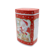 镀锌马口铁盒精美礼品铁盒巧克力圣诞平安夜糖果房屋罐浮雕金属罐