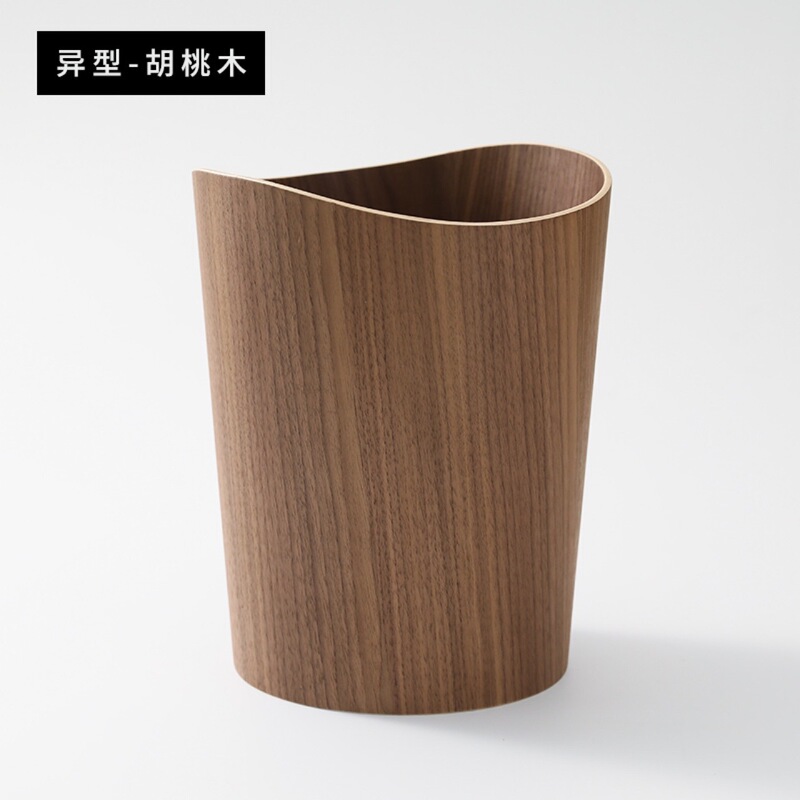 Large Thickened Trash Can with Ring Creative Bathroom Living Room Hotel Lidless Household Trash Can Factory Wholesale