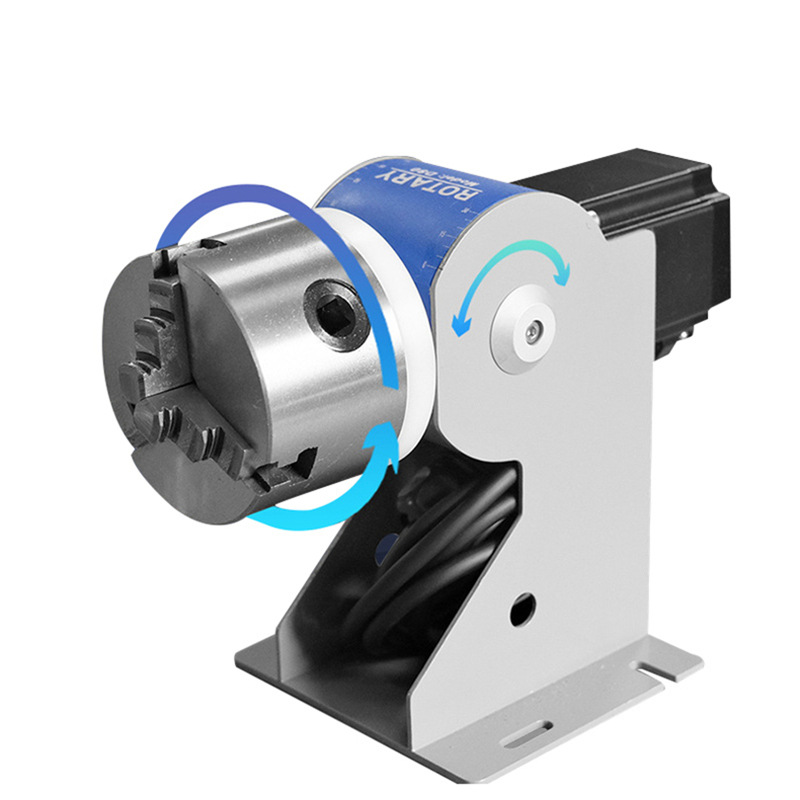 Máquina de marcado láser de fibra SFX D80 cabezal giratorio accesorio giratorio de tres garras máquina de marcado láser máquina de soldadura accesorios de selección