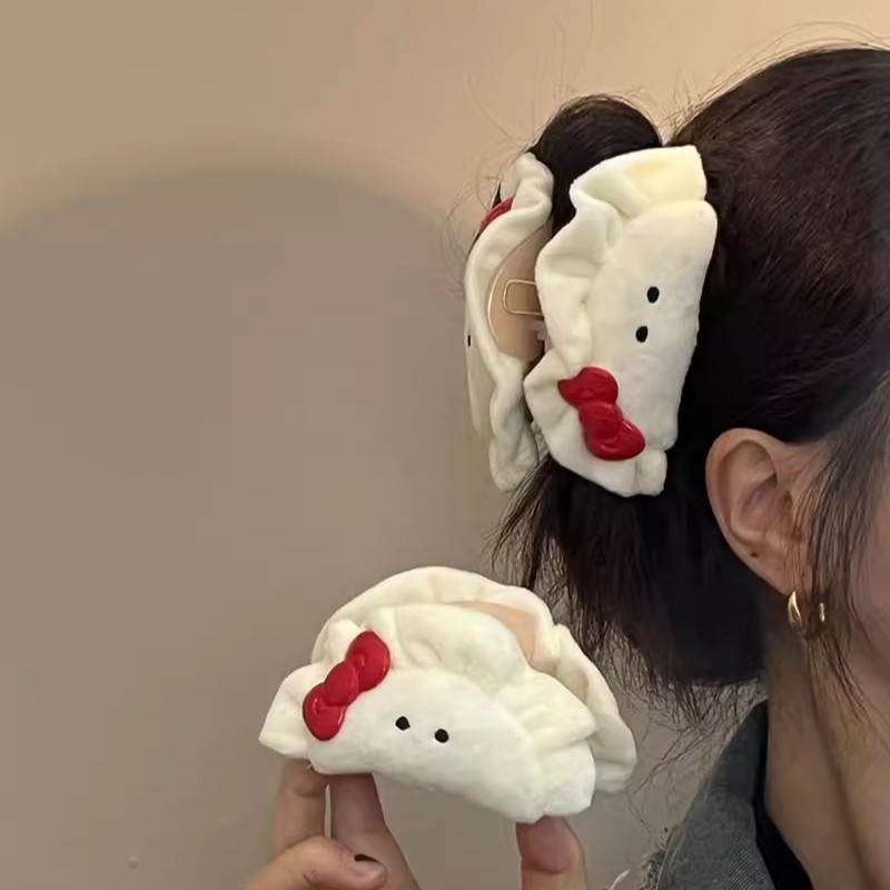 ヘアクリップ｜癒し系・かわいい・柔らかい・旅行用・少女心・バンスクリップ