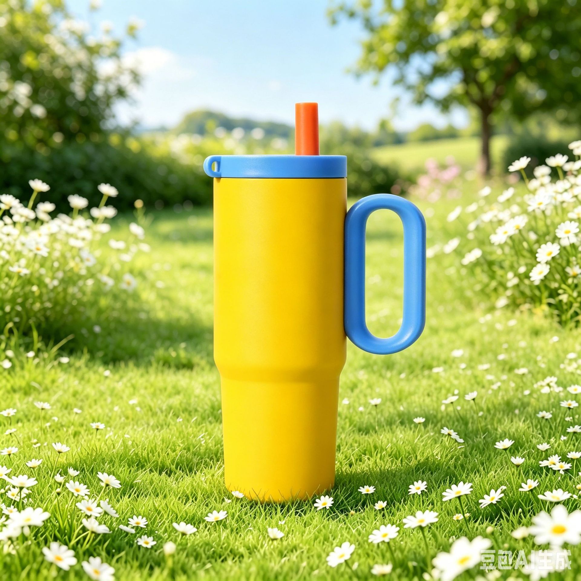 Nueva taza de acero inoxidable de alto valor nominal de 750ml con mango de hielo 304