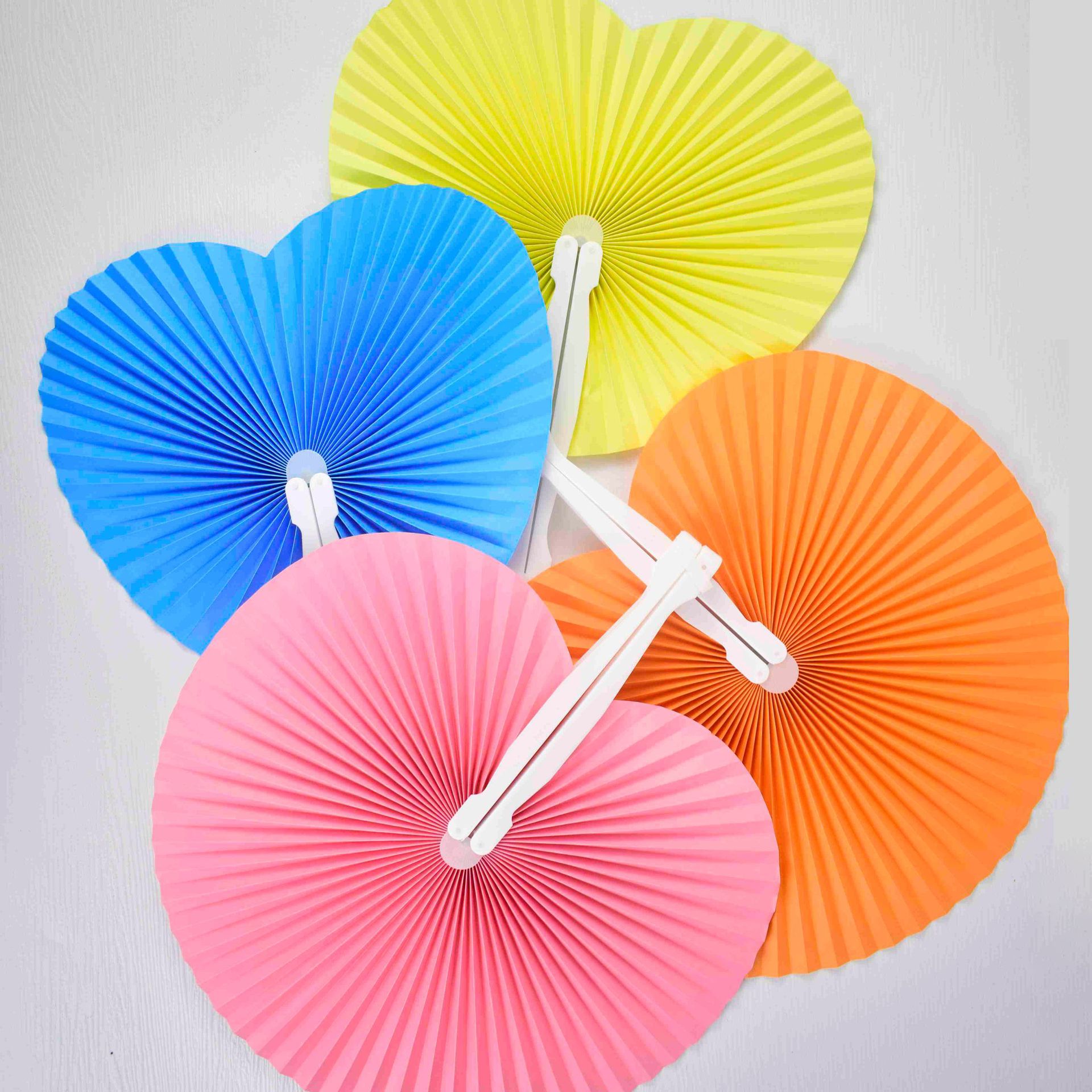 Ventilador de mano redondo plegable retráctil estilo chino boda regalo de mano publicitaria impreso ventilador publicitario