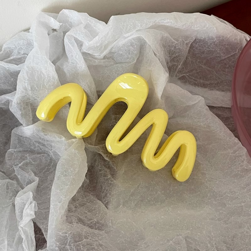 La parte posterior de la cabeza horquilla de perlas grande al por mayor pinza de metal ins pinza de tiburón sensación de alto nivel, simple, horquilla femenina